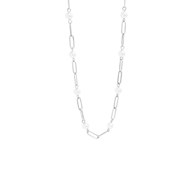 Pearl Paperclip Chain