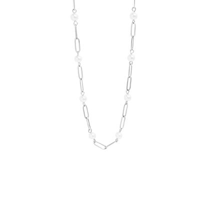 Pearl Paperclip Chain