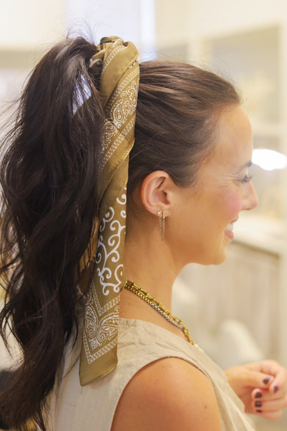 Bandana Scarf - Brown