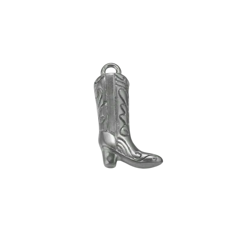 Cowboy Boot - Silver