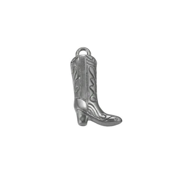 Cowboy Boot - Silver