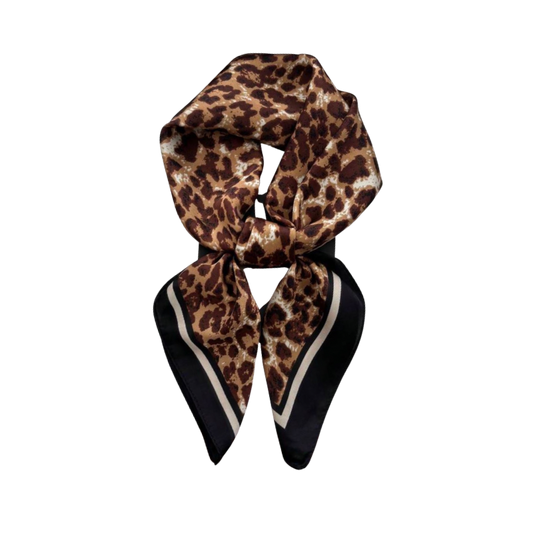 Animal Print Scarf - Brown Cheetah