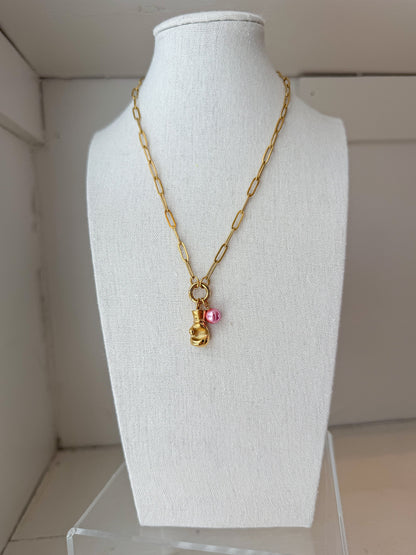 Breast Cancer “Fighter” Necklace