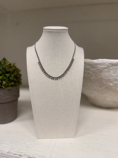Mini Curb Tennis Necklace