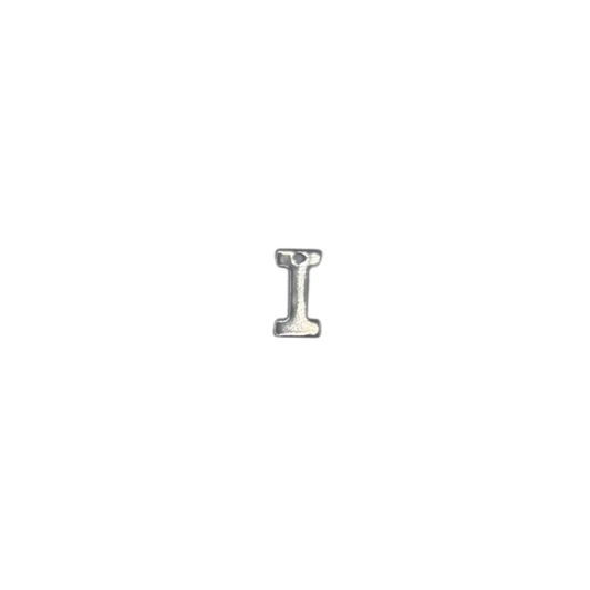 Flat Letter - I Silver