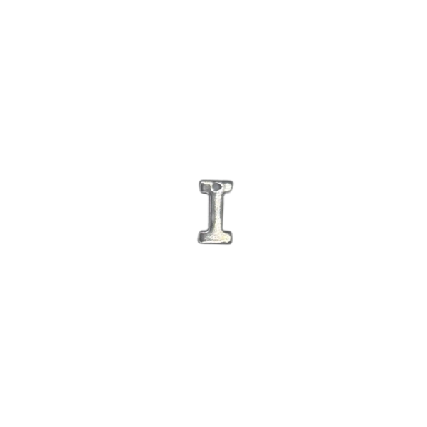 Flat Letter - I Silver