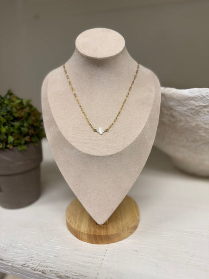 Floral Freshwater Pearl Necklace
