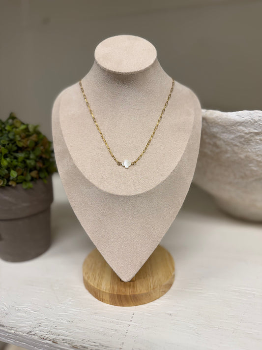 Floral Freshwater Pearl Necklace