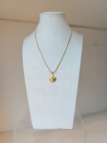 Fortune Cookie Necklace