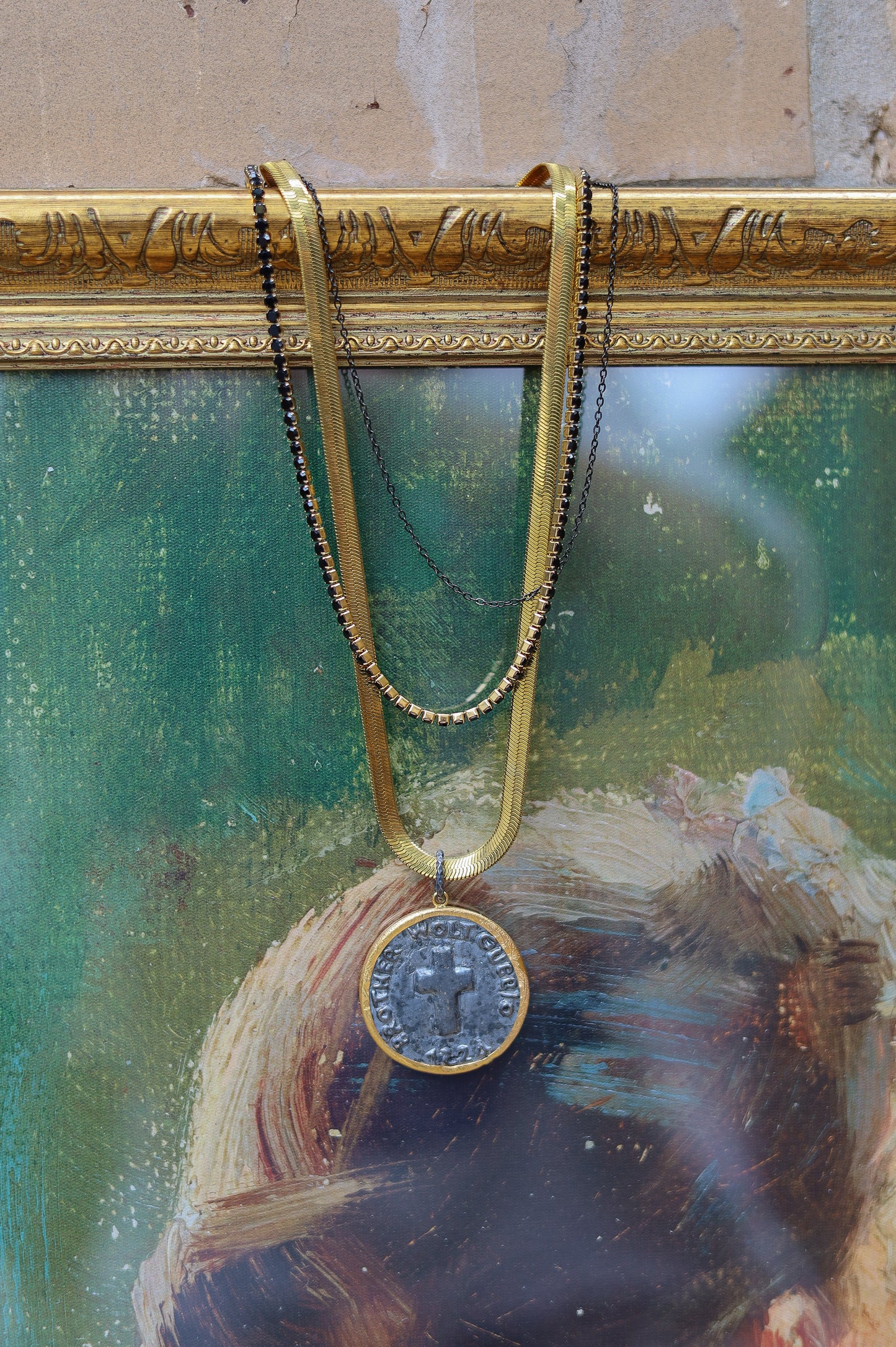 Vintage Black Necklace