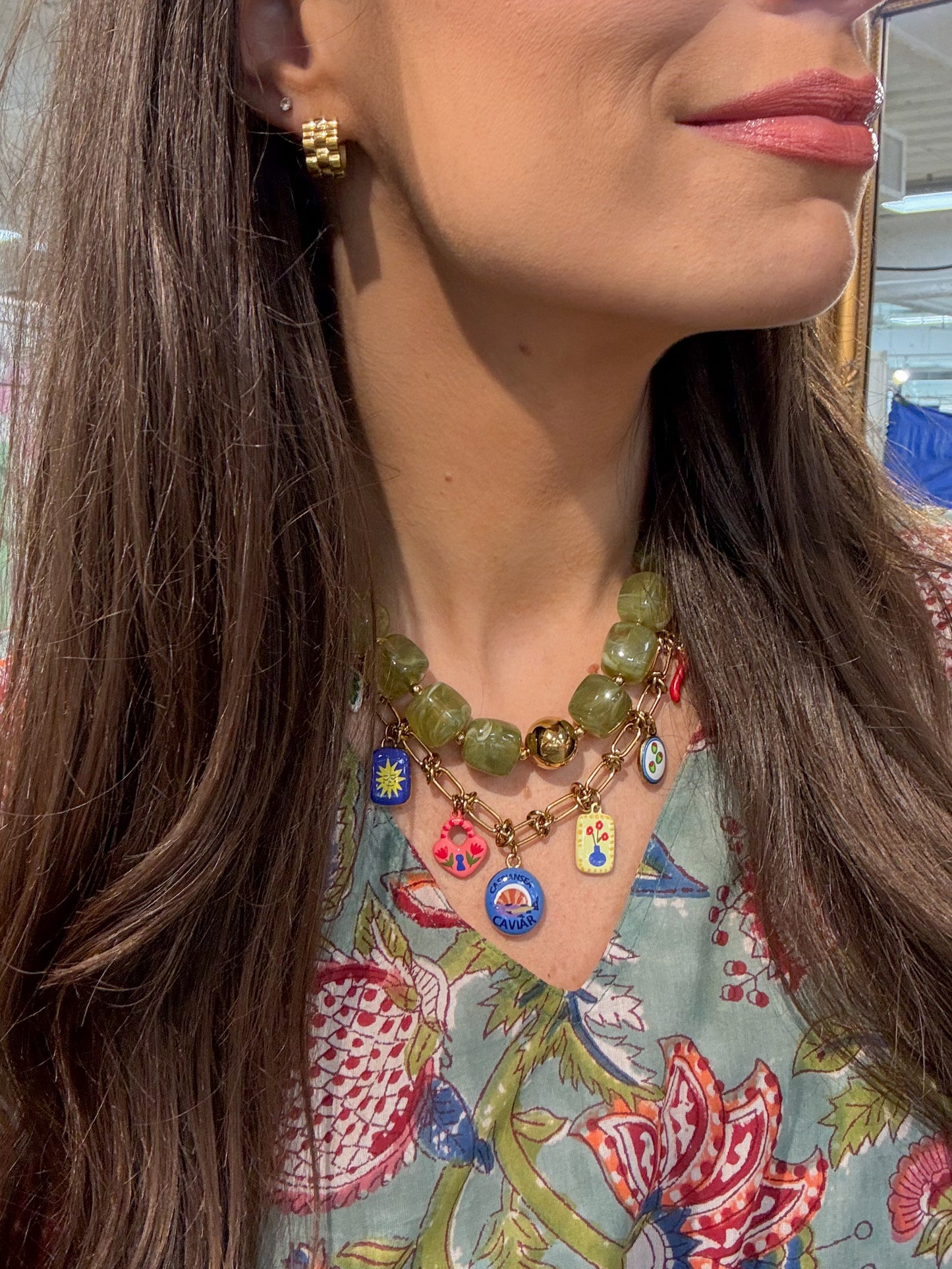Chunky Beaded Necklace