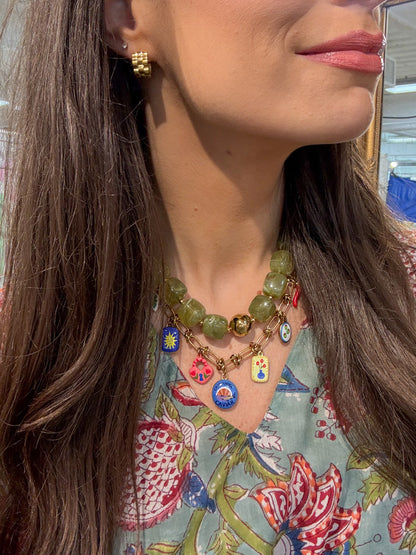 Chunky Beaded Necklace