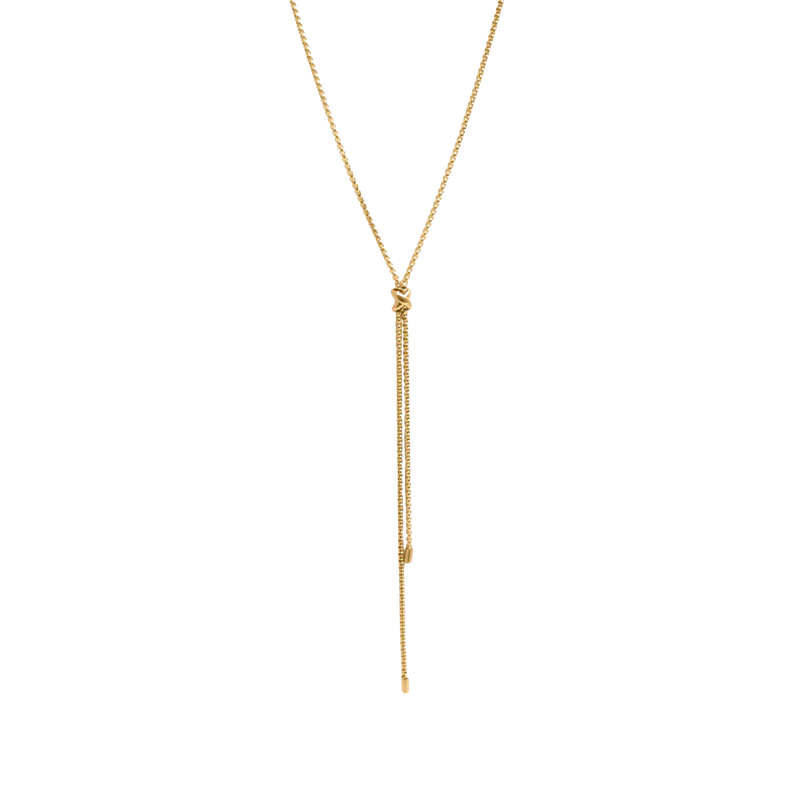 Gold Stationary Lariat