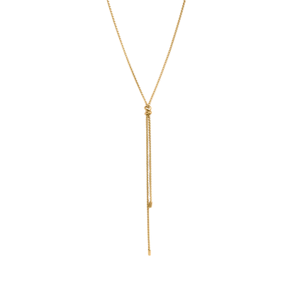 Gold Stationary Lariat