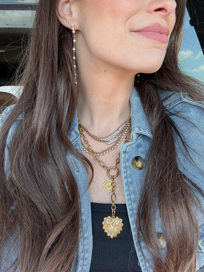 Mini Curb Tennis Necklace