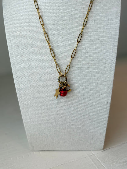 Teacher’s Apple + Star Charm Keeper