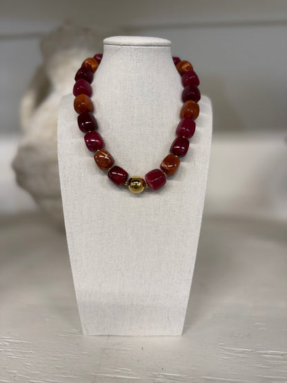Chunky Beaded Necklace