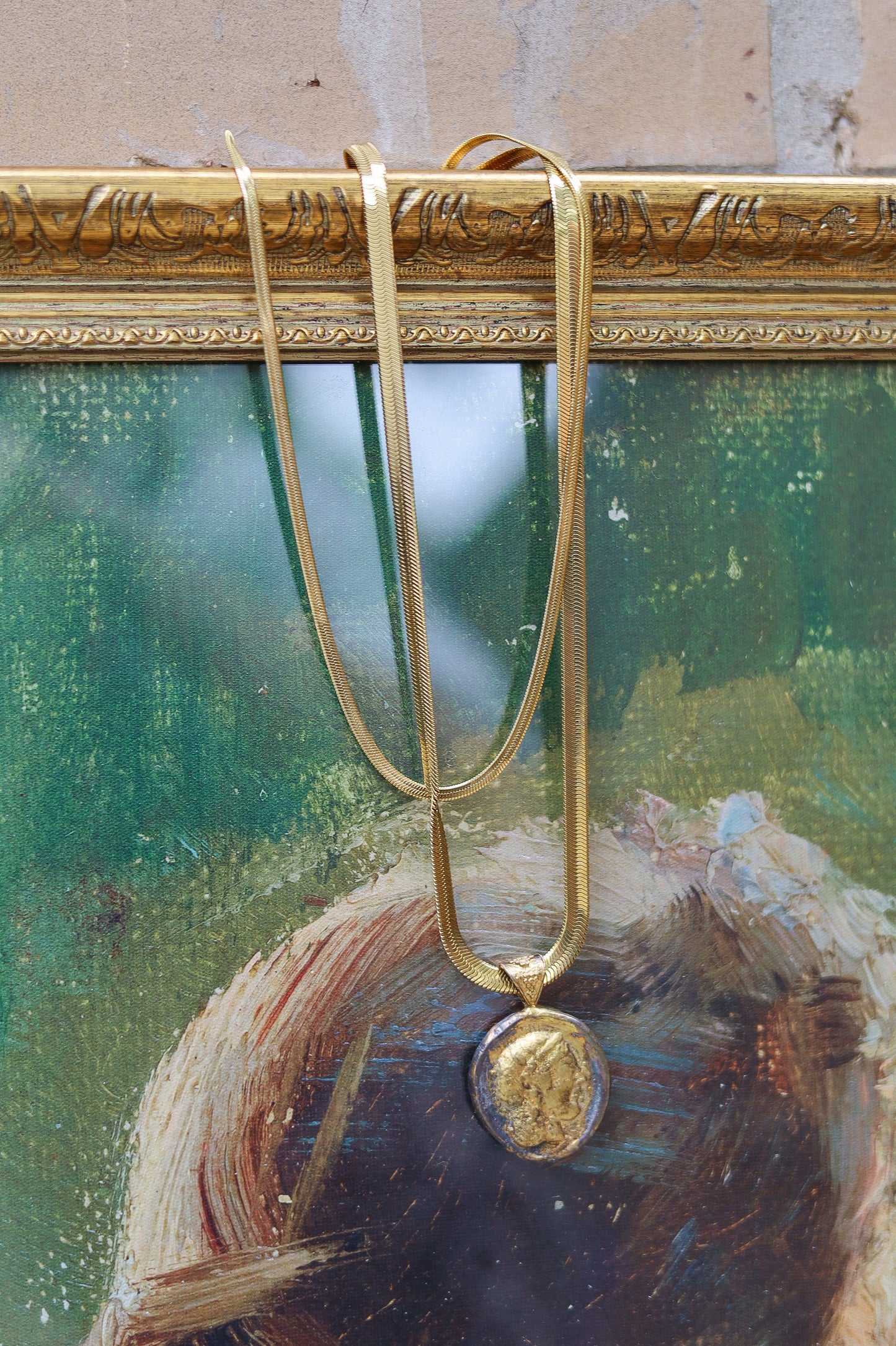 Vintage Brass Necklace