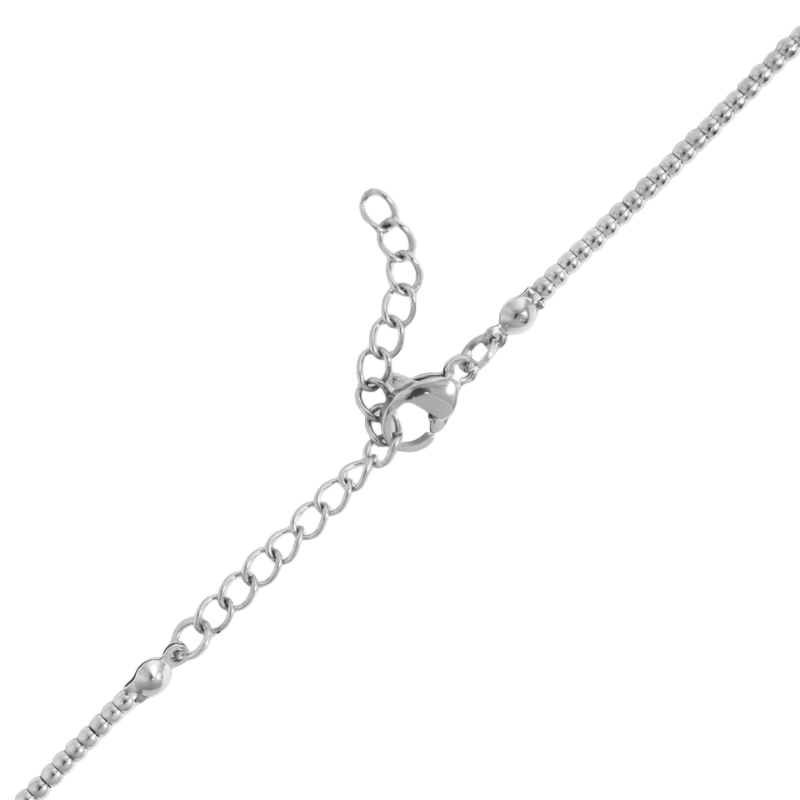 Silver Beaded Necklace