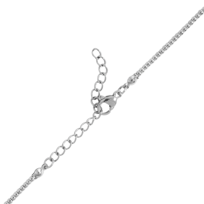 Silver Beaded Necklace