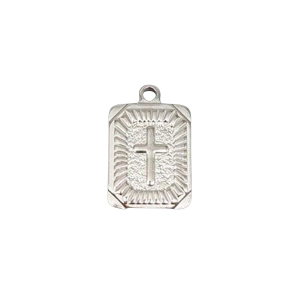 Block Cross - Silver
