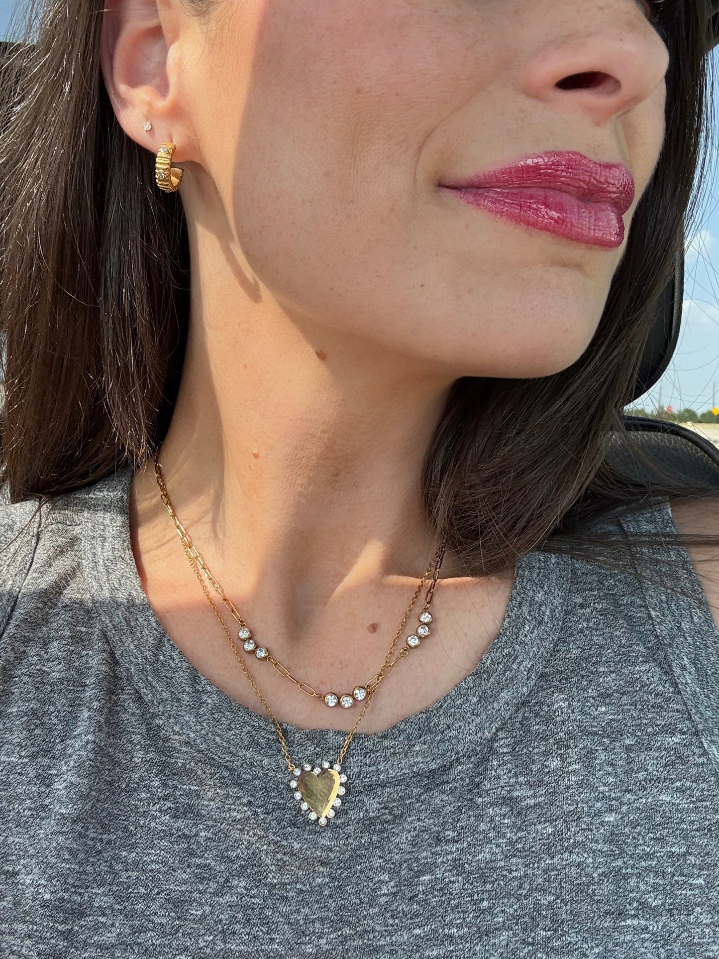 Heartburst Pendant Necklace
