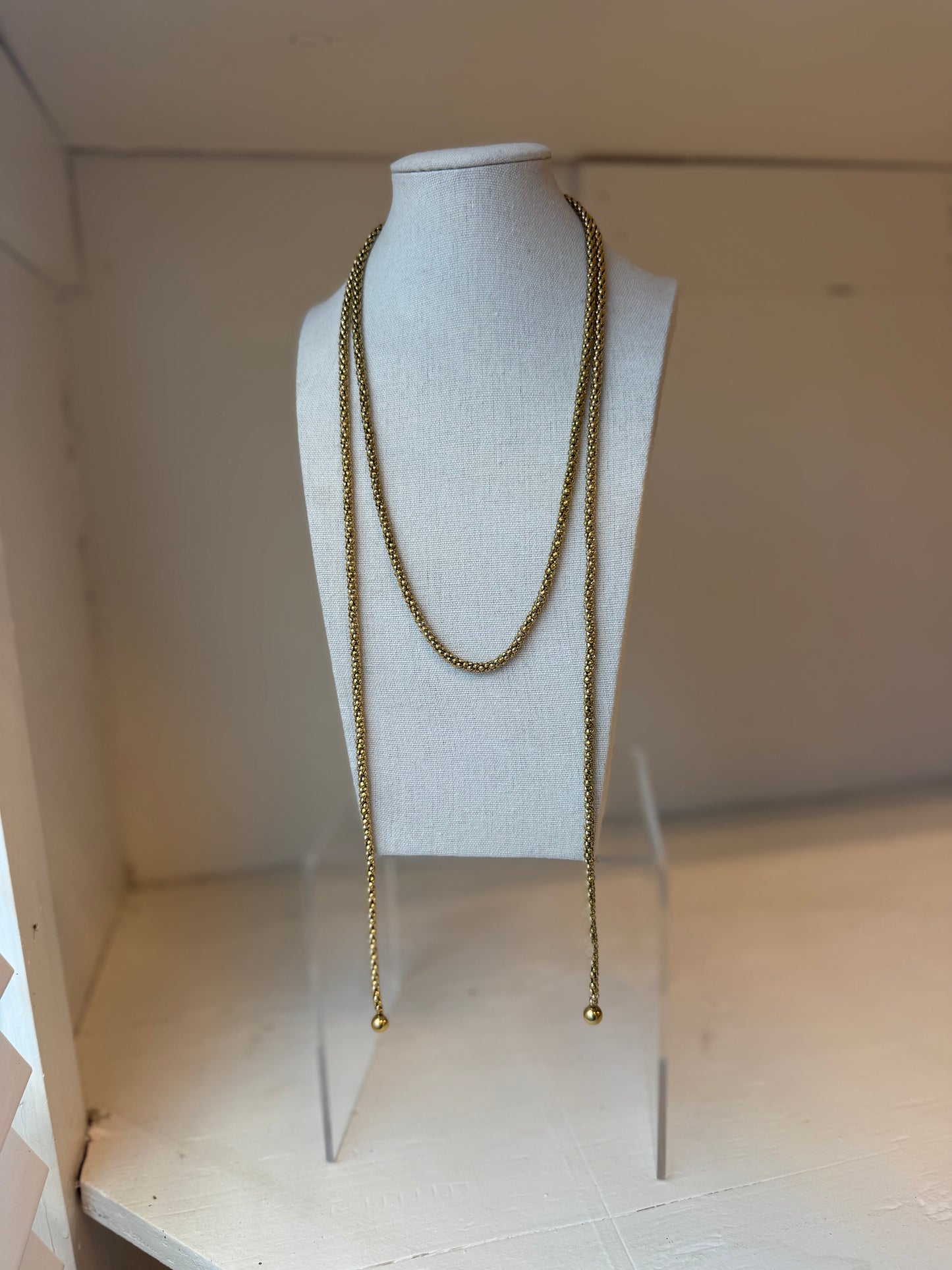 Long Wrap Necklace