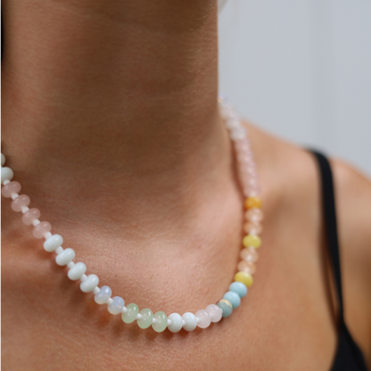 Neutral Beaded Choker