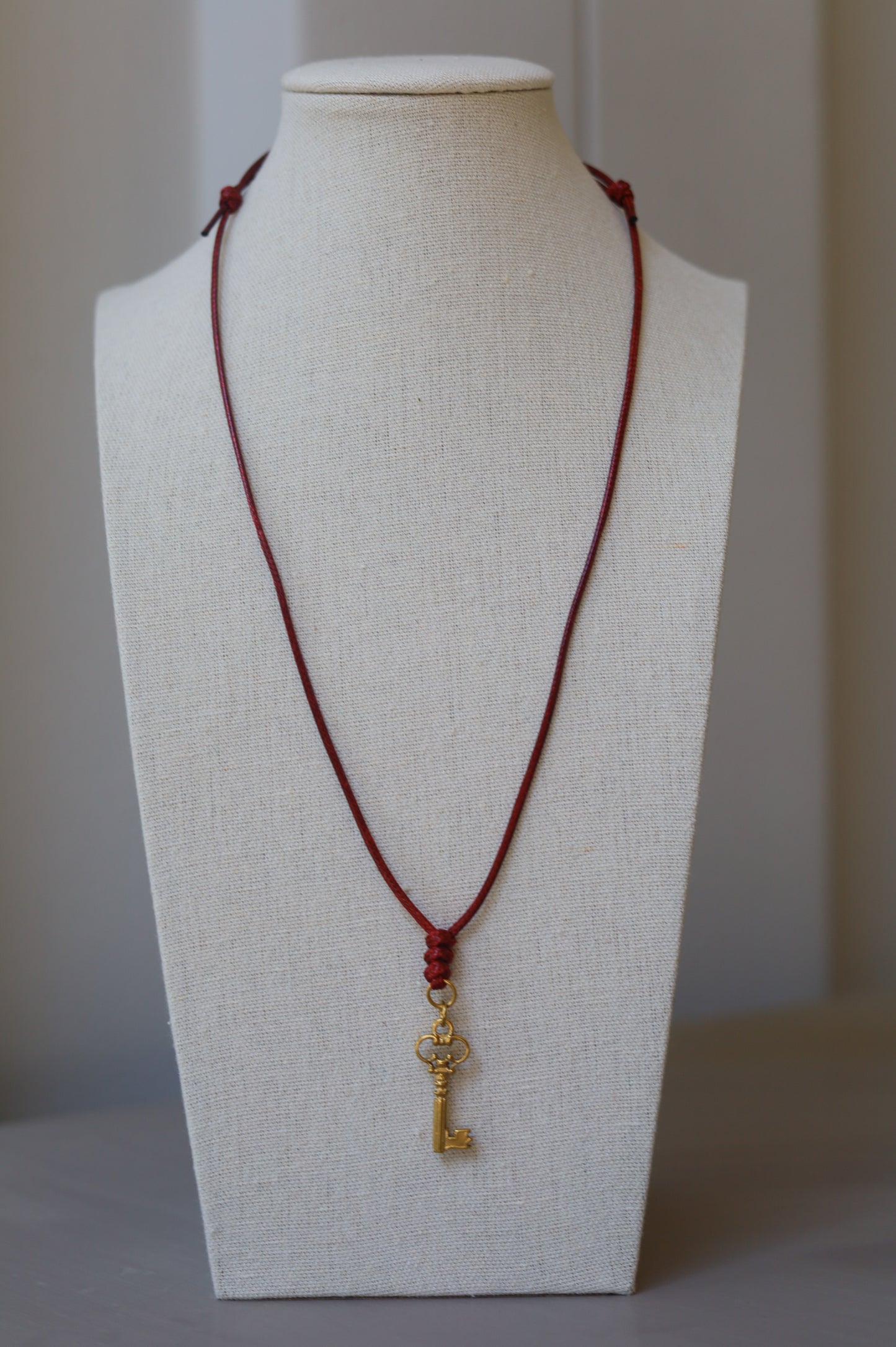 Oxblood Cord with Key
