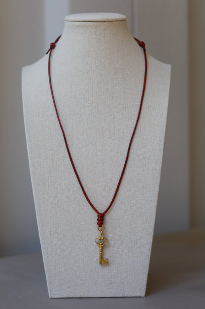 Oxblood Cord with Key