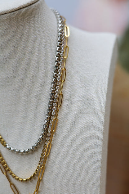 Vintage Tennis Necklace