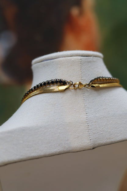 Vintage Black Necklace