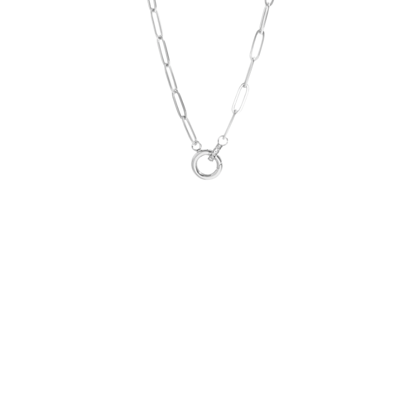 Pave Charm Keeper Chain