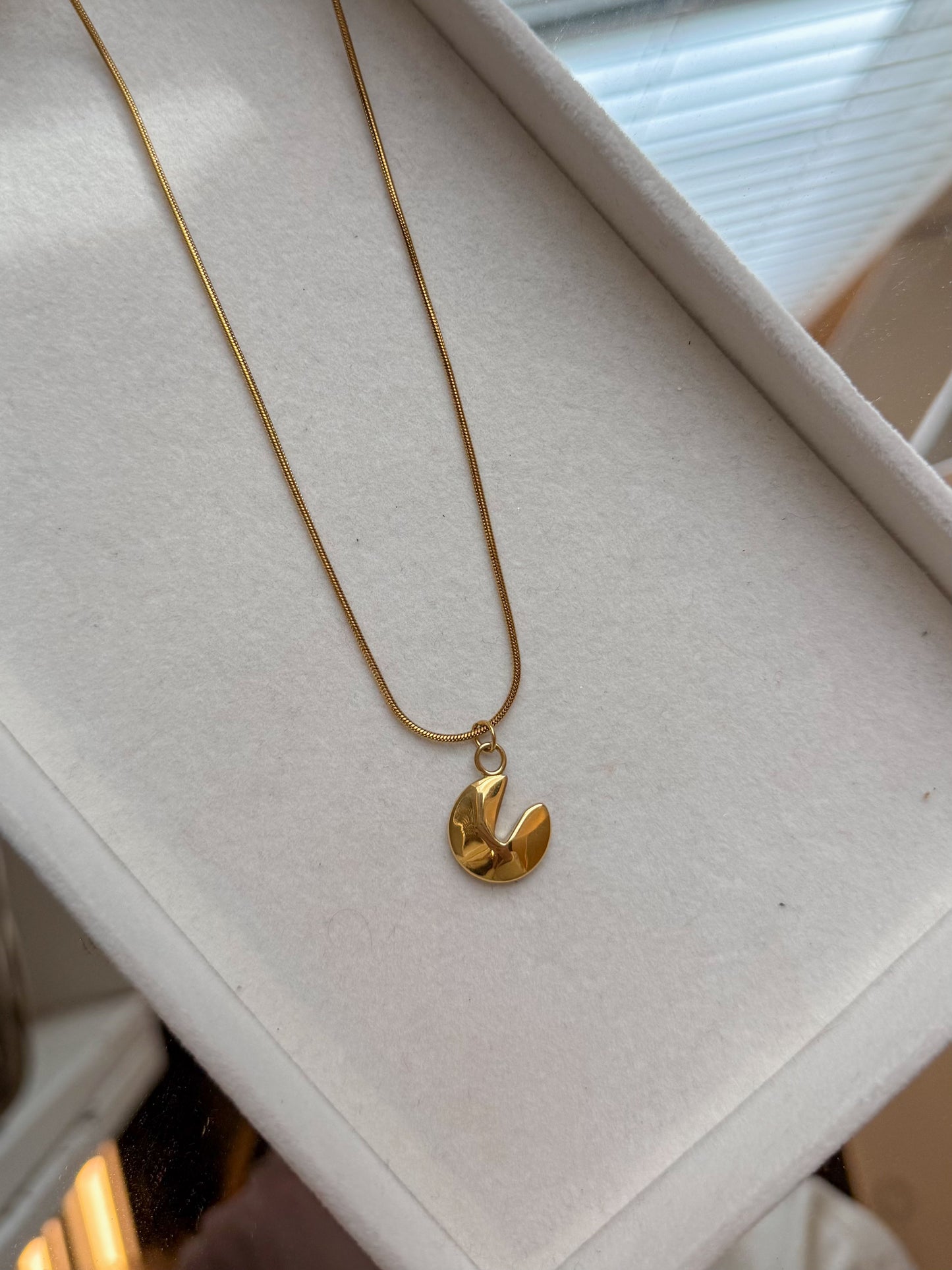 Fortune Cookie Necklace