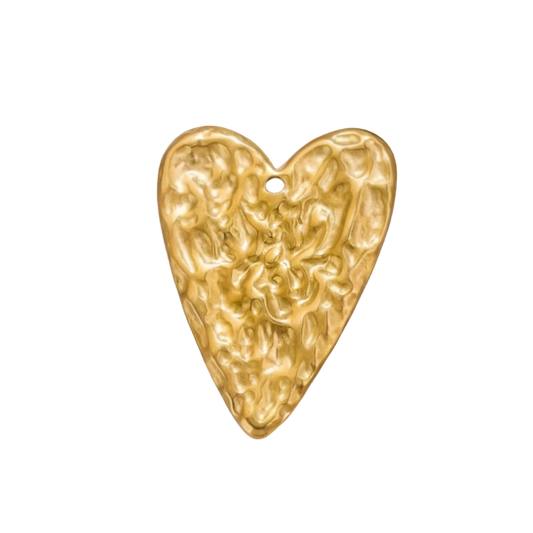 Oversized Hammered Heart