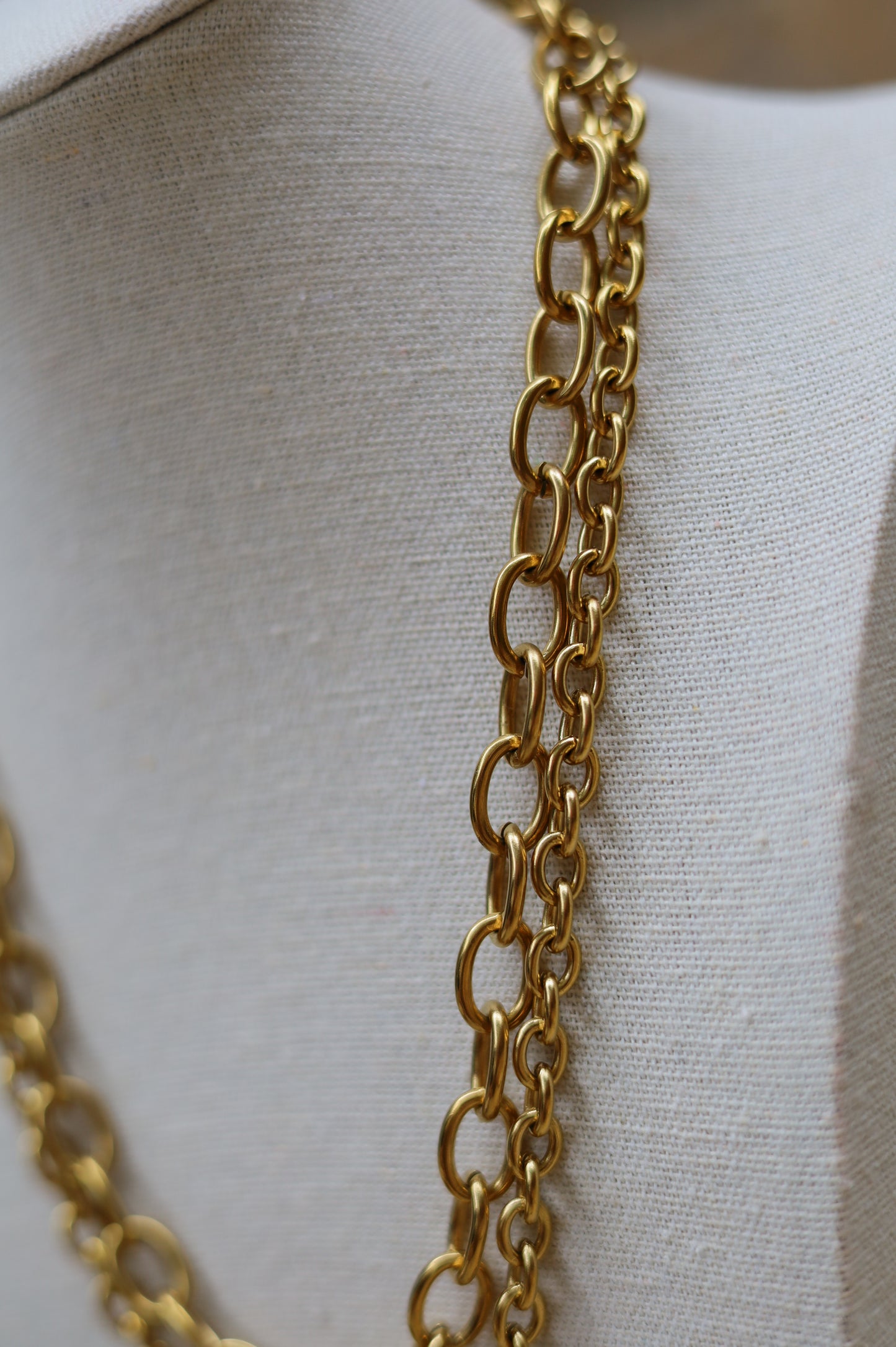 Vintage Gold Layered Coin Necklace II