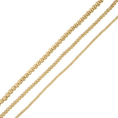 Gold Beaded Necklace