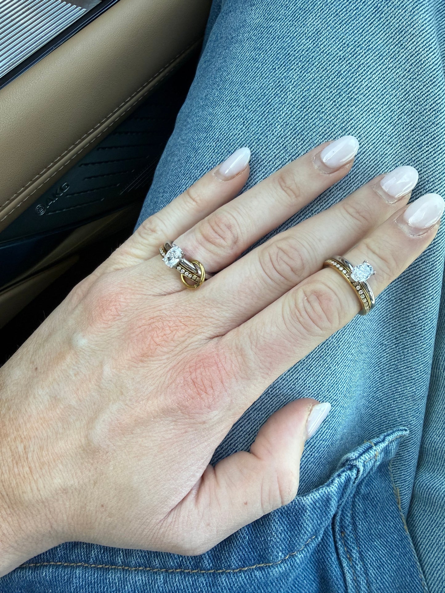 Pavé Double Stack Ring