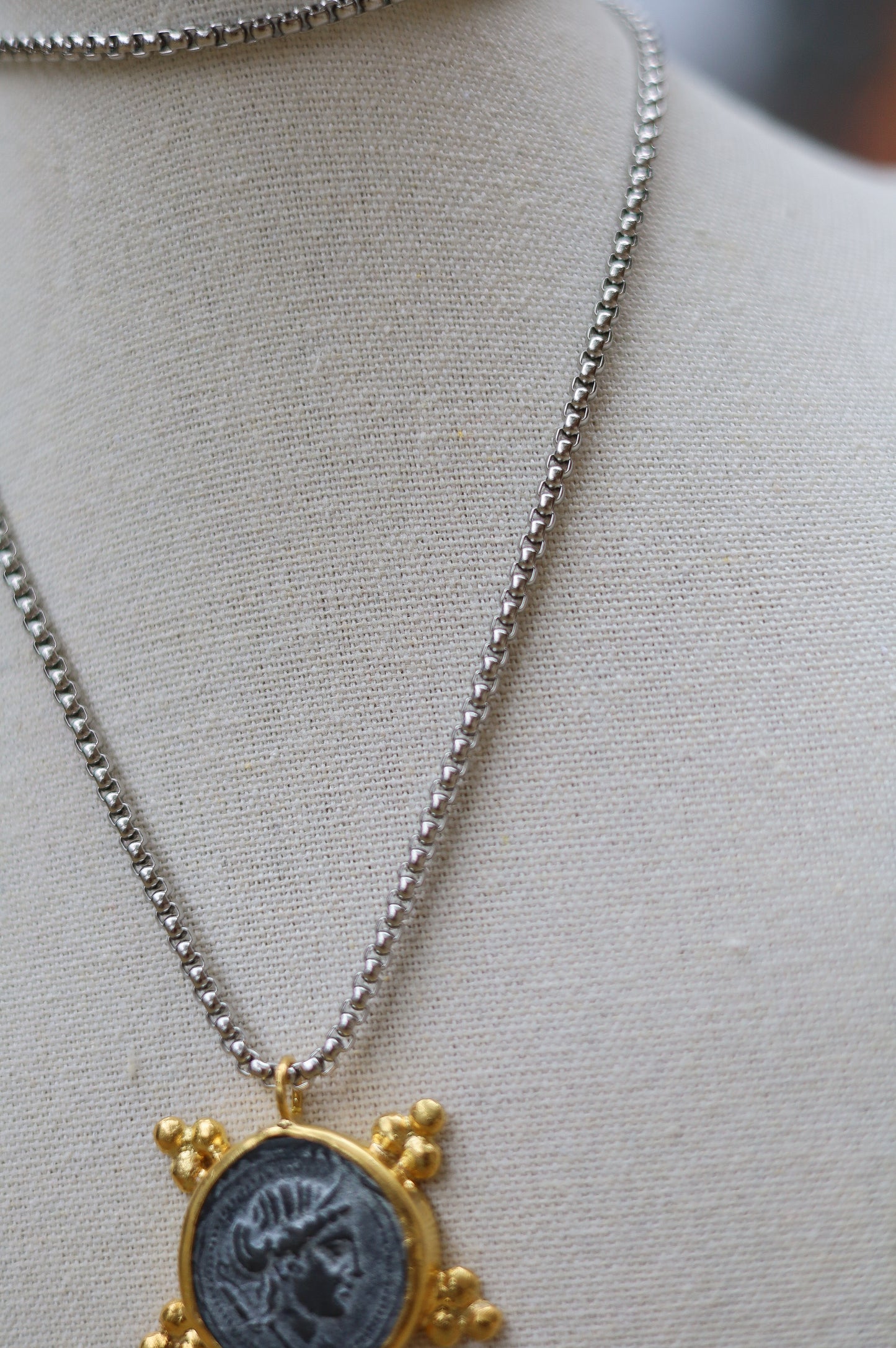 Vintage Box Necklace