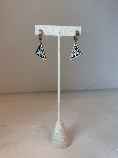 Mini Designer Triangle Earrings