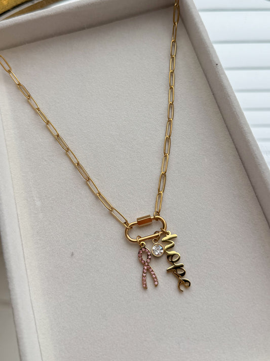 Breast Cancer Charm Keeper