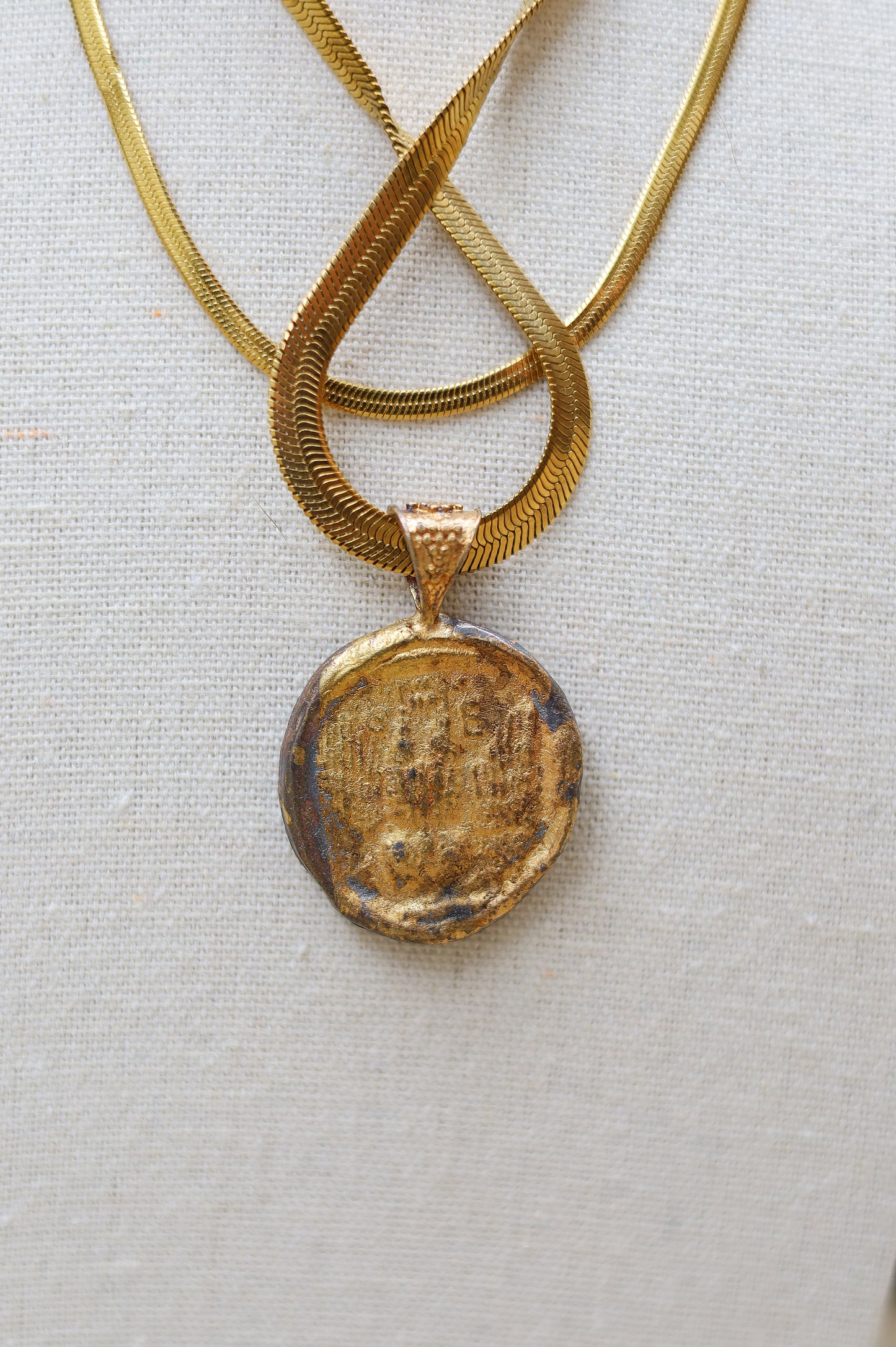 Vintage Brass Necklace