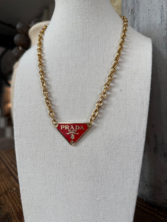 Triangle Designer Pendant Necklace