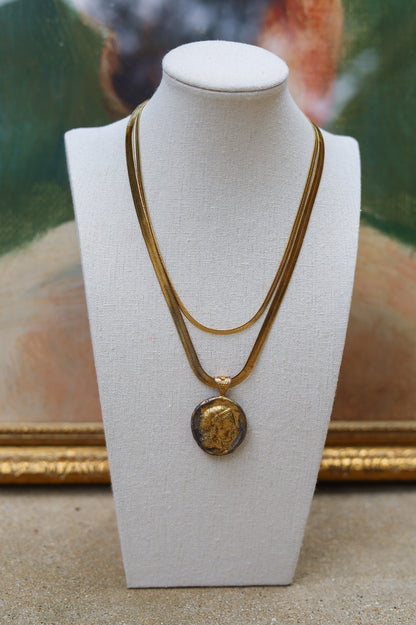 Vintage Brass Necklace