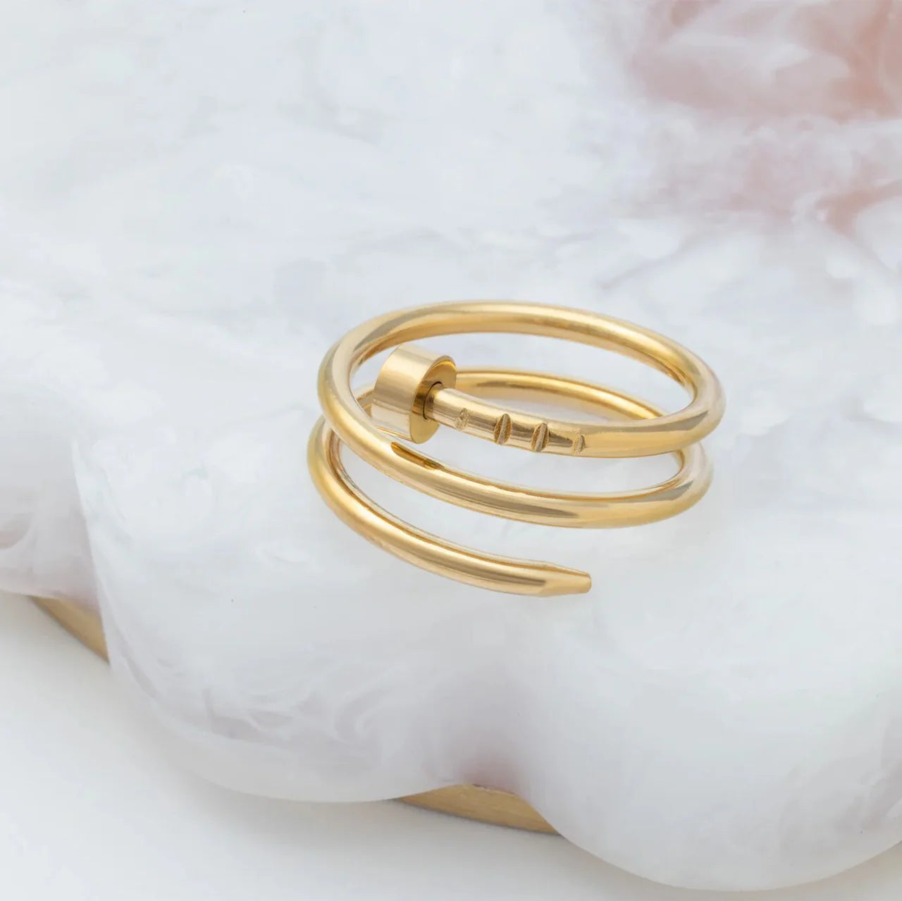 Spiral Nail Ring