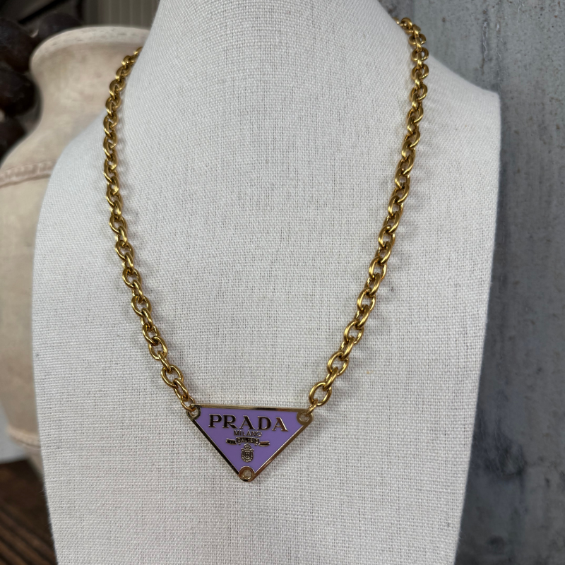 Triangle Designer Pendant Necklace