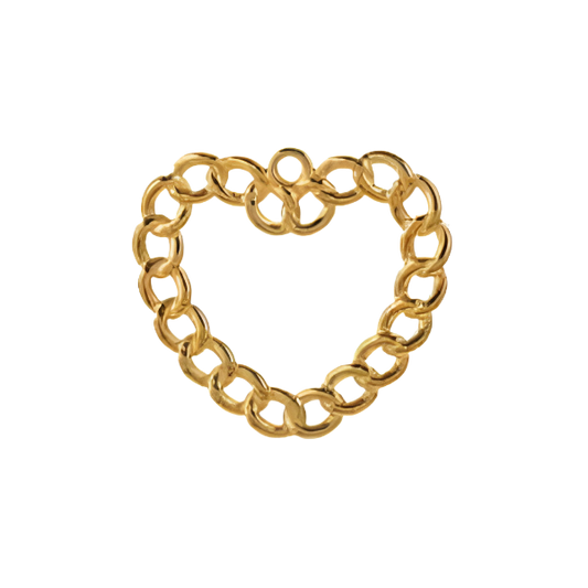 Oversized Chain Heart