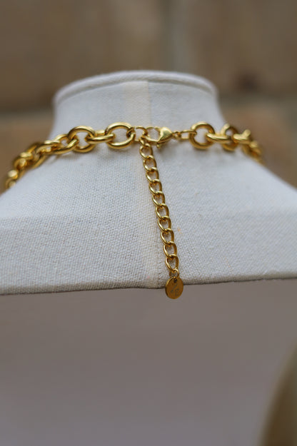 Vintage Two-Sided Coin Lariat Necklacs