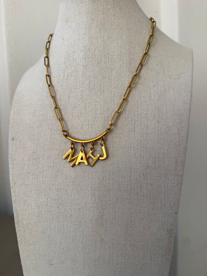 MAHJ Paperclip Necklace