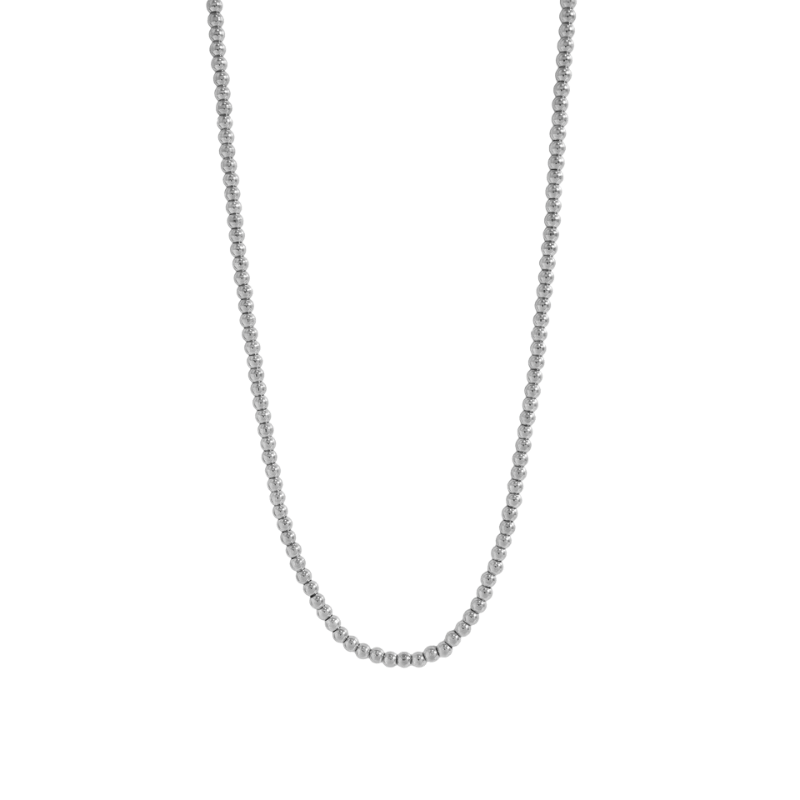 Silver Beaded Necklace